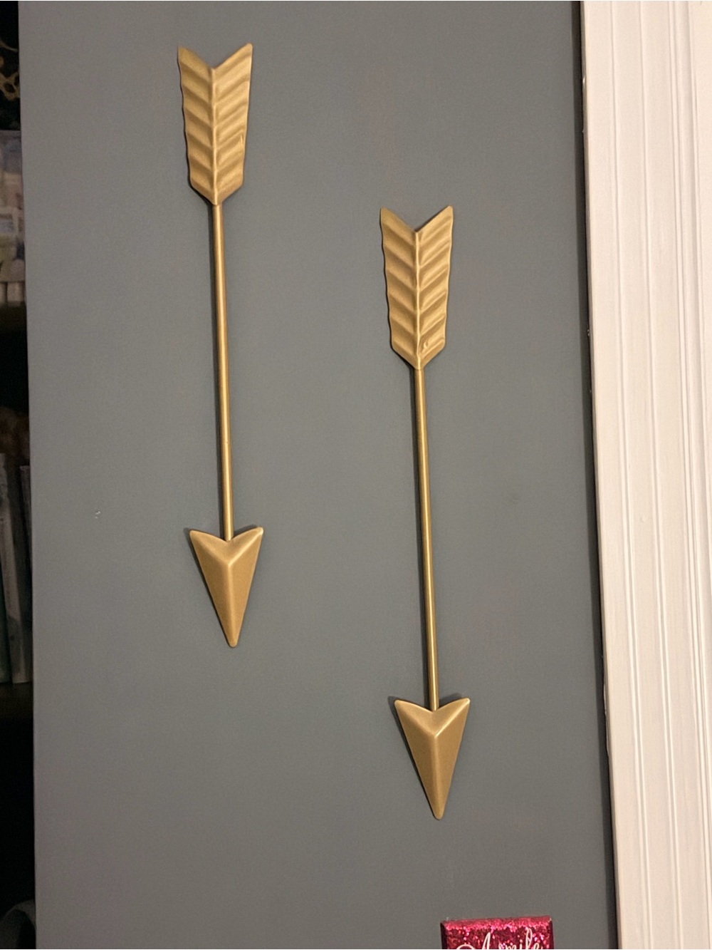 Gold Arrow Wall Decor Pair - Home Wall Decor